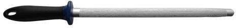 Oval stainless steel honing rod 45 cm for kitchen knives