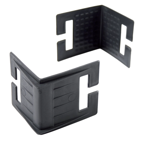 Protective corner 110 × 110 × 80 mm black