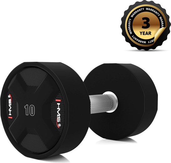 HMS Polyurethane Dumbbell 10 kg