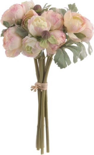 Artificial buttercup bunch yellow 24 cm