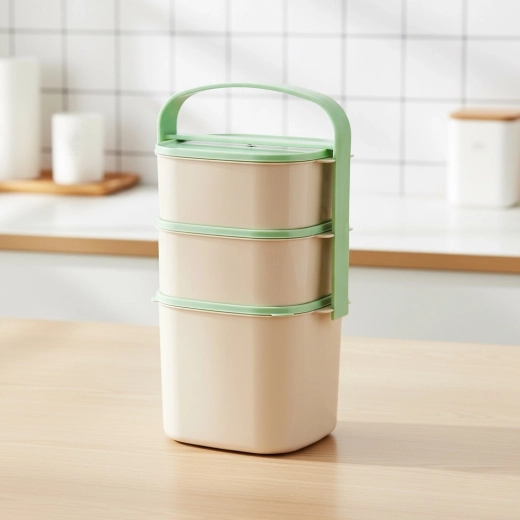 Stackable 3-tier construction