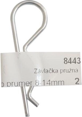 J-shaped spring cotter 2.0, zinc-plated