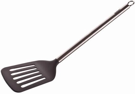 Slotted turner made of nylon and stainless steel 33 cm