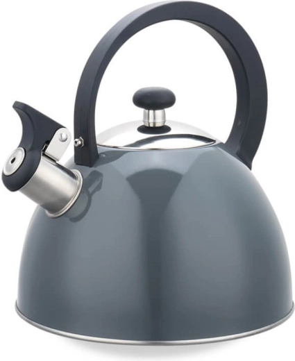 Свиркащa неръждаема кана за котлон 2,5 л Maestro MR-1302 сива