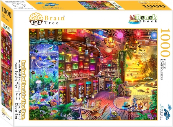 Пъзел Brain Tree плажен бар 1000 части