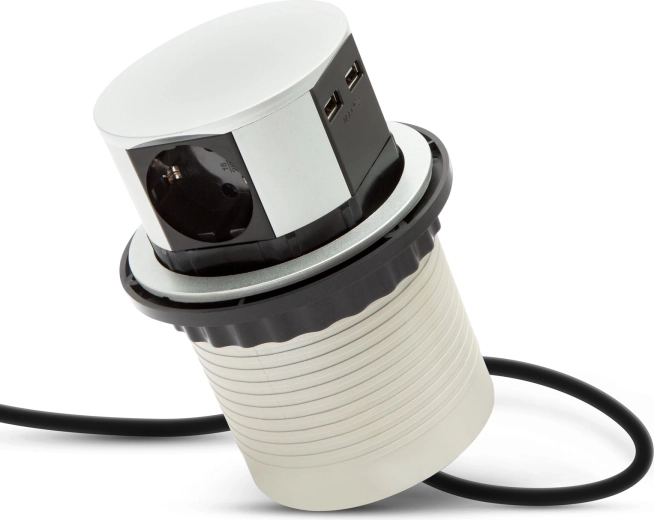 Fast charging via USB-A and USB-C