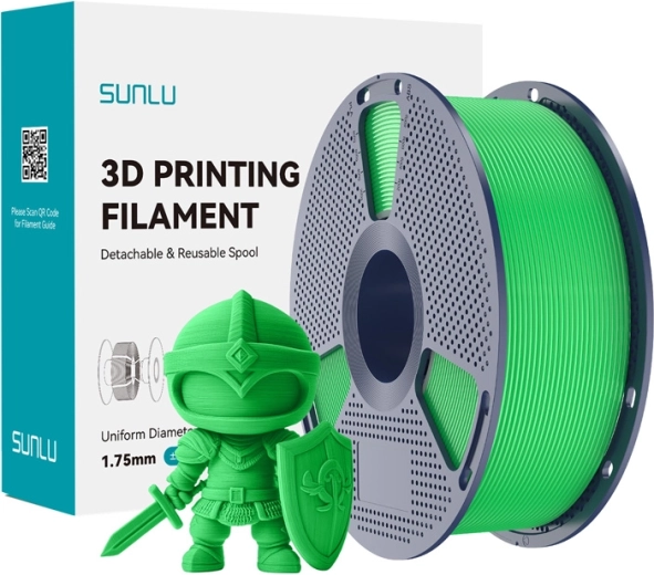 Филамент Sunlu PLA+ 1,75 mm зелен
