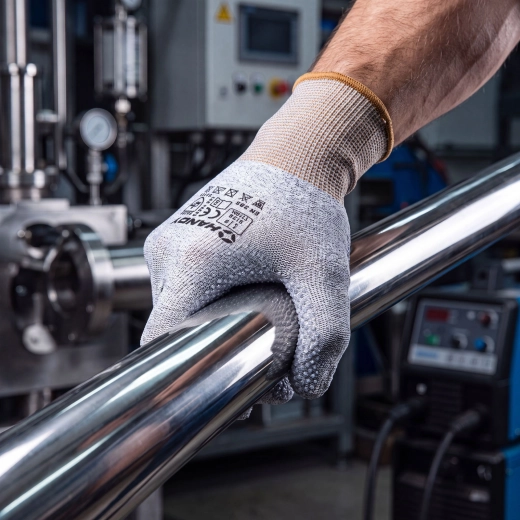 More secure grip thanks to PVC dots