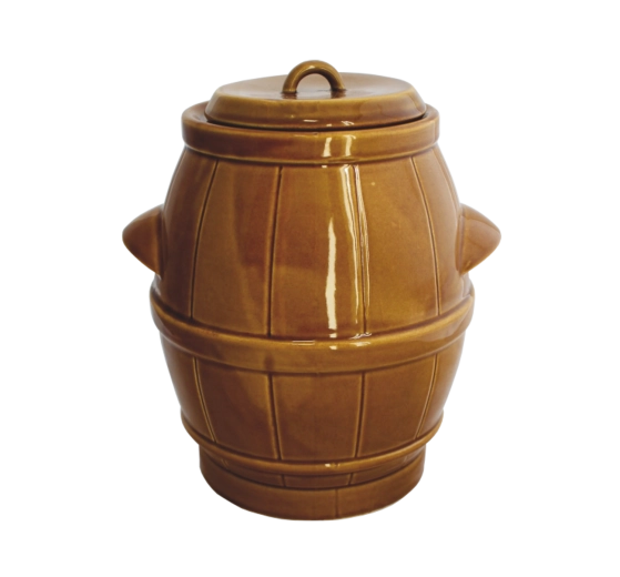 Ceramic Fermentation Crock 5 L in Honey Color