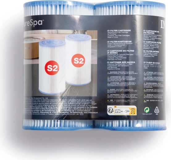 Filter for INTEX PureSpa S2 whirlpool pump, set of 2 pcs