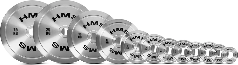Стоманен олимпийски диск HMS 10 кг