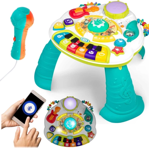 Interactive educational table with music and Bluetooth