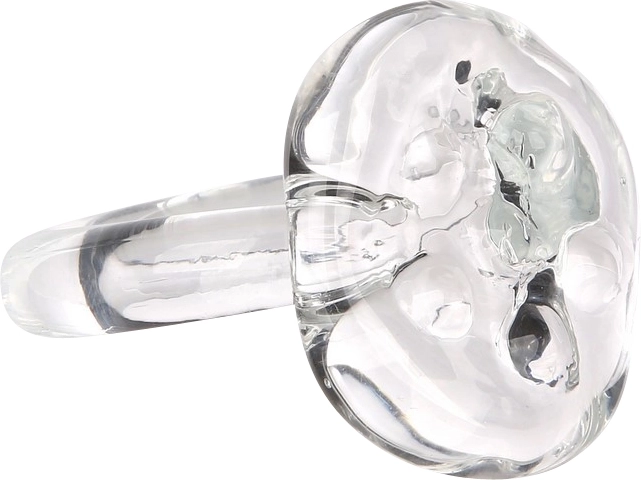Napkin ring with rose motif