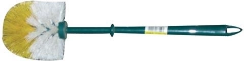 Hanging plastic toilet brush, head diameter 8.5 cm