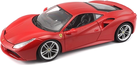 Метален модел на автомобил Ferrari 488 GTB 1:18 от Bburago
