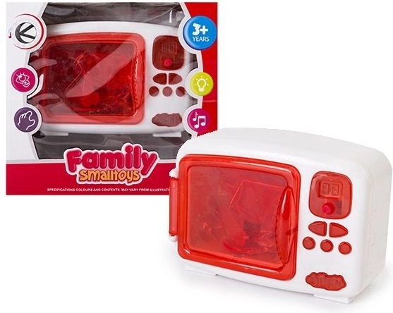 Children's microwave oven with light and sound - 1 piece