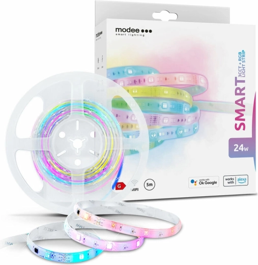 Smart LED Strip Tuya Wi‑Fi, RGB, 3.4 W/m, 5 m – Modee Lighting