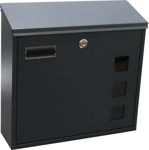 Пощенска кутия антрацит 350 × 330 × 110 мм