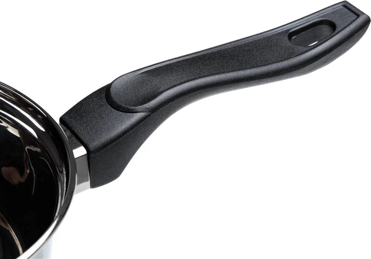 Ergonomic, heat-resistant handle