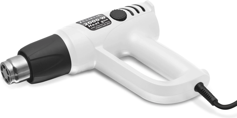 Hot air gun with adjustable temperature and airflow