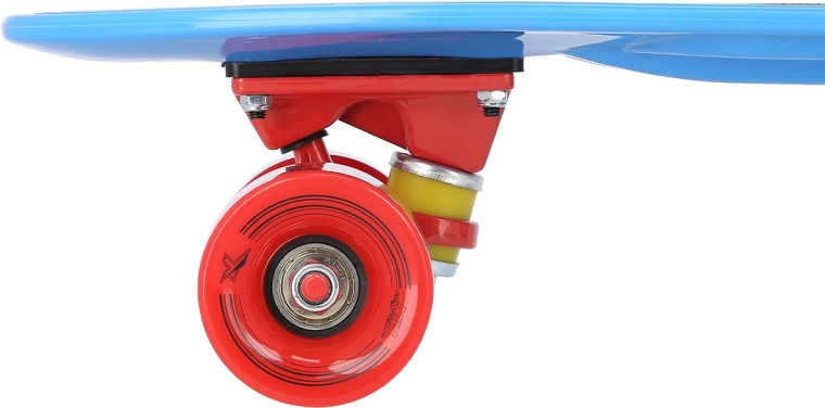 Smooth ride thanks to soft 78A wheels