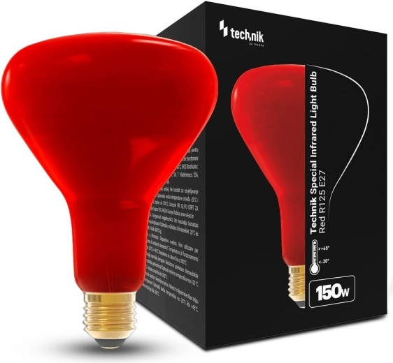 Инфрачервена лампа R125 150 W E27 Technik