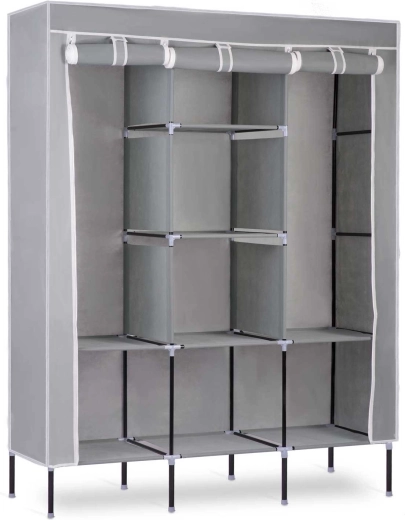 2 hanger rails for hanging clothes
