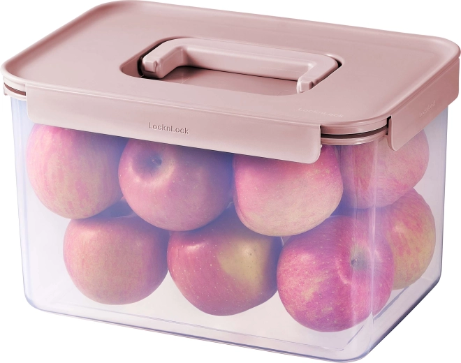 LocknLock Classic Plus Food Container 6 L, Light Pink