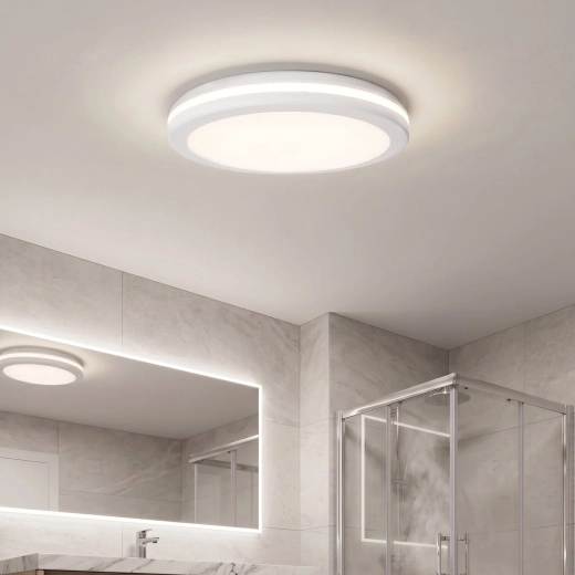 IP65 protection, also suitable for damp areas