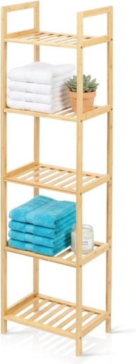 Vilde Five-Tier Bamboo Shelf 35 × 25 × 127.5 cm