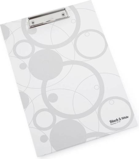 Writing Pad A4 with Laminated White Black and White
