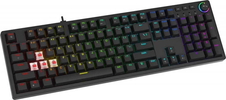 Savio Styx Mechanical Gaming Keyboard Outemu Red Hot Swap RGB