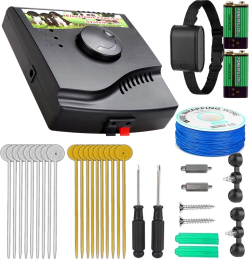 Renew Force Electronic Dog Fence with Collar and 300 m Boundary Wire