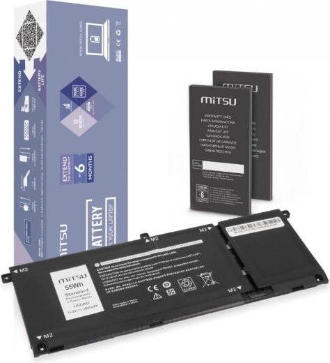 MITSU Battery for Dell Inspiron 5400, 5401, 5402, 5406, 5501 and 5508