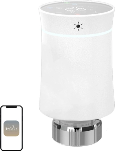 Moes сензорна термостатична глава ZigBee BY100