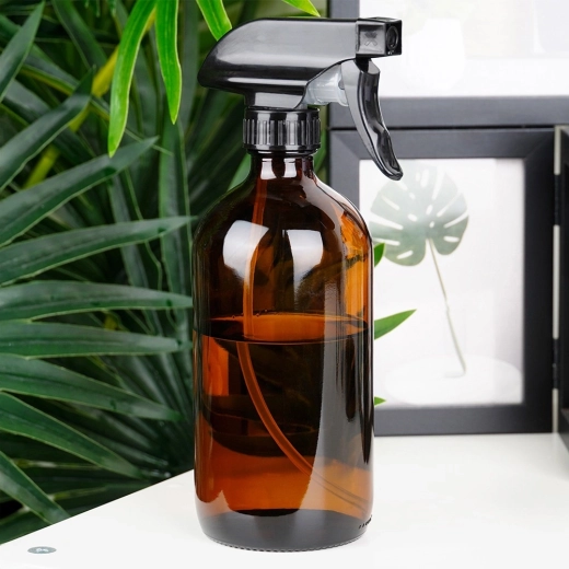 Amber glass protects the contents