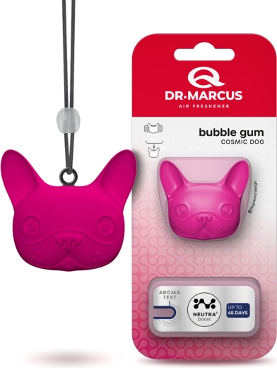 Dr. Marcus Cosmic Dog car air freshener Bubble Gum