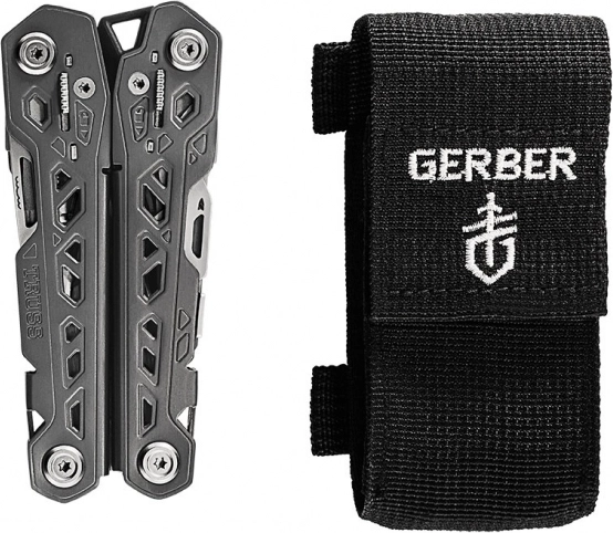 Compact multitool with sheath for easy carry