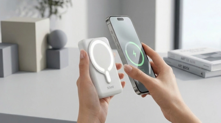 Magnetic attachment for convenient charging