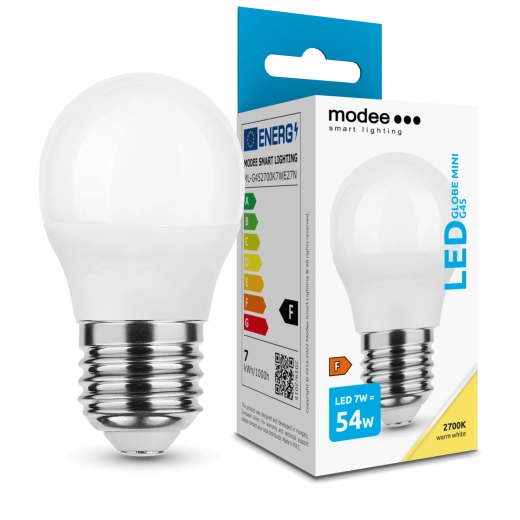 Modee LED Bulb Globe Mini G45 7 W E27, 700 lm, warm white