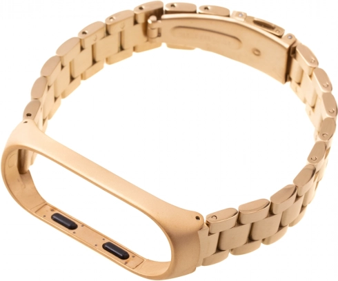 Метална каишка за XIAOMI MI BAND 3/4 – златна