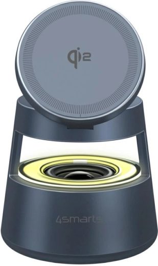 4smarts Aura Sound Qi2 Wireless Charging Station – gray