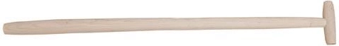 Spade Handle with T-Grip, Curved 90 cm