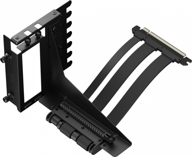 Вертикален държач за графична карта FLEX 2 PCIe 4.0 – черен
