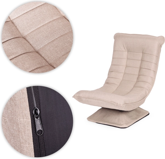 Removable linen-fabric cover