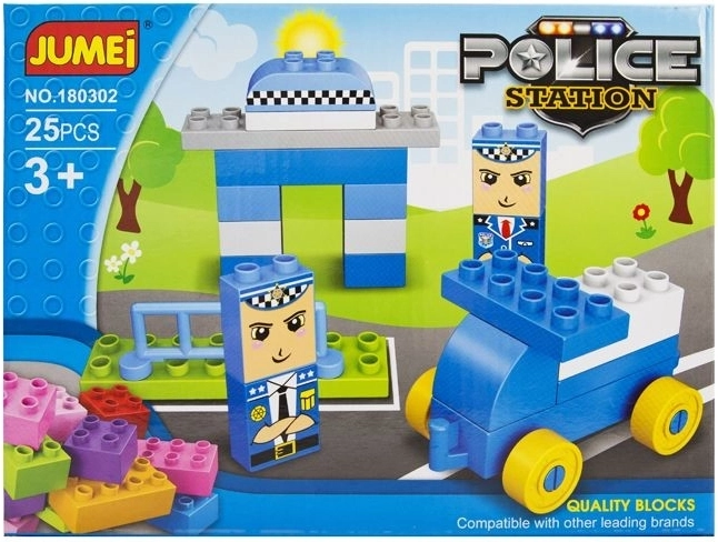 Jumei Building Set Police Station 25 Pieces (3+) - 1 piece