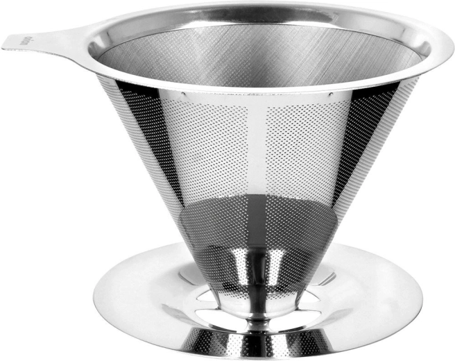 Неръждаем филтър за кафе тип pour-over 10 см ORION