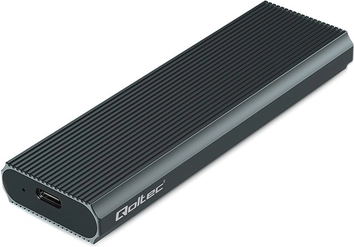 Алуминиев външен корпус за M.2 NVMe SSD, USB 3.1 Gen2 10 Gb/s, до 4 TB, графит