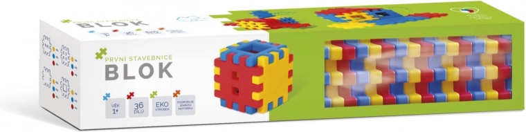 First BLOK Building Set for Toddlers – 36 Pieces