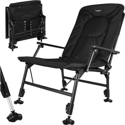 Trizand Folding Fishing Chair with Adjustable Backrest